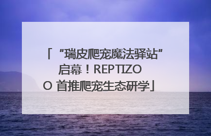 “瑞皮爬宠魔法驿站” 启幕！REPTIZOO 首推爬宠生态研学