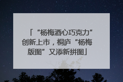 “杨梅酒心巧克力”创新上市，桐庐“杨梅版图”又添新拼图