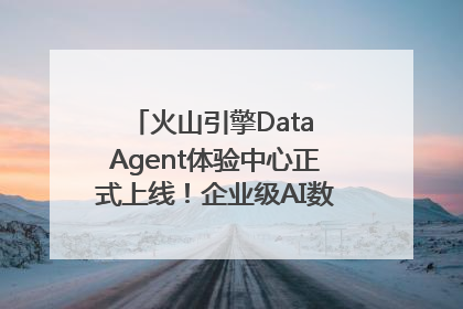 火山引擎Data Agent体验中心正式上线！企业级AI数据专家触手可及
