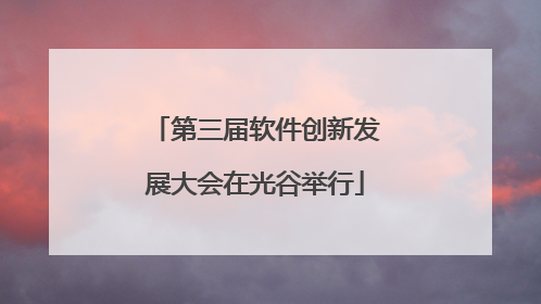 第三届软件创新发展大会在光谷举行