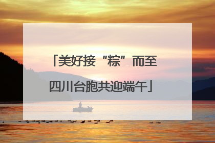 美好接“粽”而至 四川台胞共迎端午