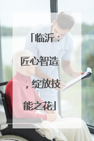 临沂：匠心智造，绽放技能之花