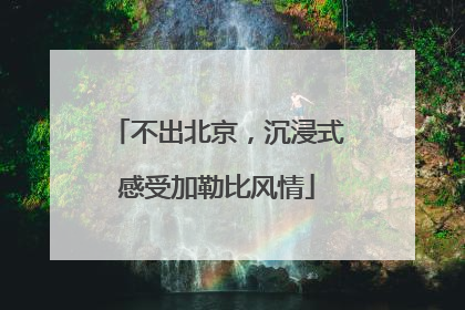 不出北京，沉浸式感受加勒比风情