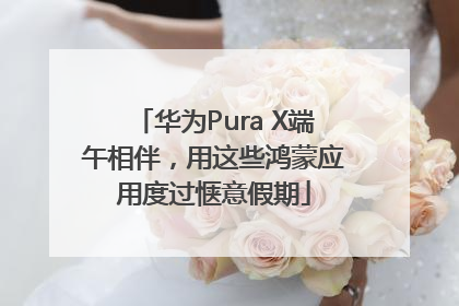 华为Pura X端午相伴，用这些鸿蒙应用度过惬意假期