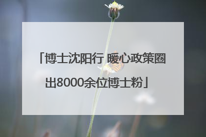 博士沈阳行 暖心政策圈出8000余位博士粉