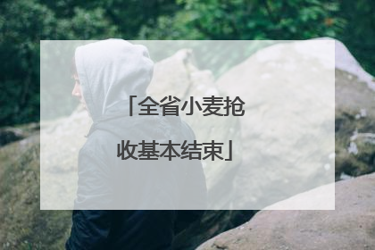 全省小麦抢收基本结束