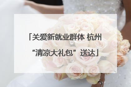 关爱新就业群体 杭州“清凉大礼包”送达