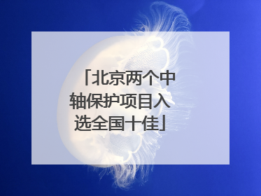 北京两个中轴保护项目入选全国十佳