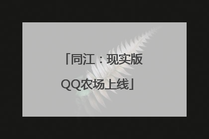 同江：现实版QQ农场上线