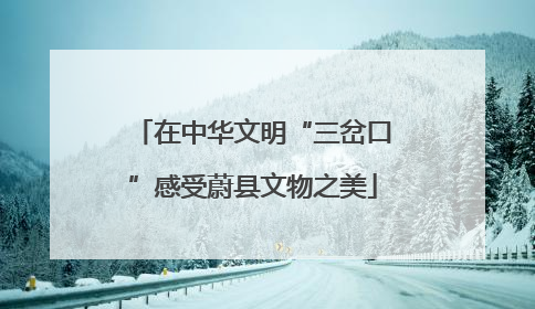 在中华文明“三岔口”感受蔚县文物之美