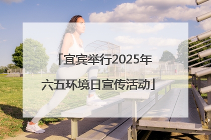 宜宾举行2025年六五环境日宣传活动