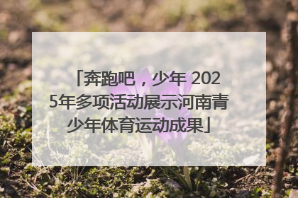 奔跑吧，少年 2025年多项活动展示河南青少年体育运动成果