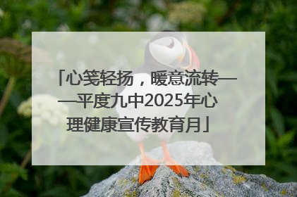 心笺轻扬，暖意流转——平度九中2025年心理健康宣传教育月