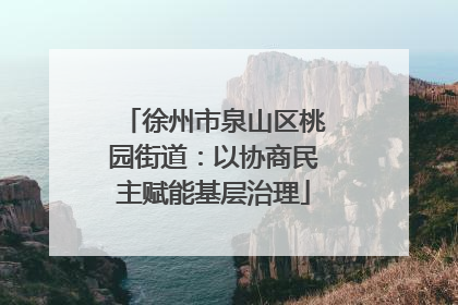 徐州市泉山区桃园街道：以协商民主赋能基层治理