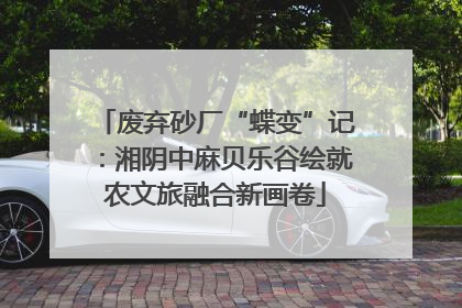 废弃砂厂“蝶变”记：湘阴中麻贝乐谷绘就农文旅融合新画卷