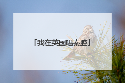 我在英国唱秦腔
