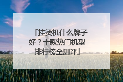 挂烫机什么牌子好？十款热门机型排行榜全测评