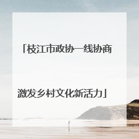 枝江市政协一线协商激发乡村文化新活力