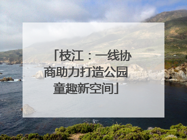 枝江：一线协商助力打造公园童趣新空间