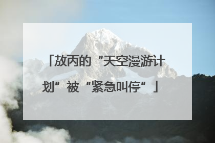 敖丙的“天空漫游计划”被“紧急叫停”
