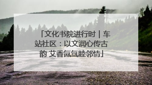 文化书院进行时｜车站社区：以文润心传古韵 艾香氤氲睦邻情