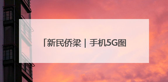 新民侨梁｜手机5G图标长“尾巴”！外国游客实测网速后惊呼……