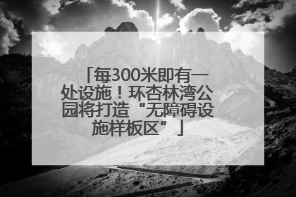 每300米即有一处设施！环杏林湾公园将打造“无障碍设施样板区”