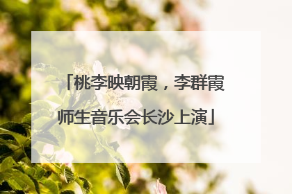 桃李映朝霞，李群霞师生音乐会长沙上演