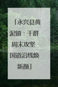 永兴县黄泥镇：干群周末攻坚 国道沿线焕新颜