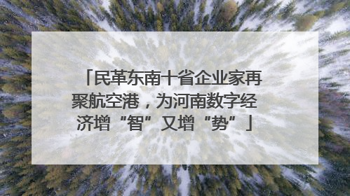 民革东南十省企业家再聚航空港，为河南数字经济增“智”又增“势”