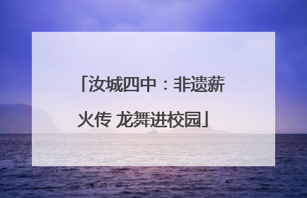 汝城四中：非遗薪火传 龙舞进校园