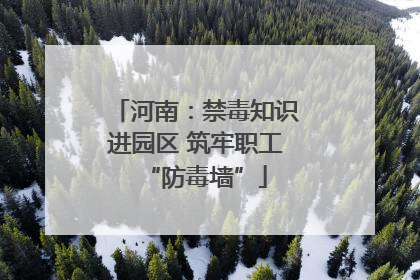 河南：禁毒知识进园区 筑牢职工“防毒墙”