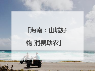 海南：山城好物 消费助农