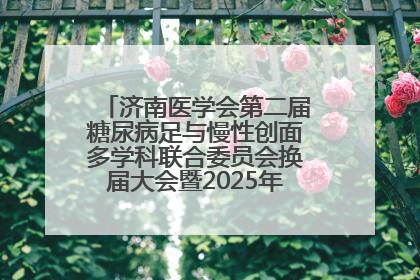 济南医学会第二届糖尿病足与慢性创面多学科联合委员会换届大会暨2025年学术年会成功举行