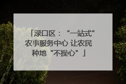 渌口区：“一站式”农事服务中心 让农民种地“不操心”