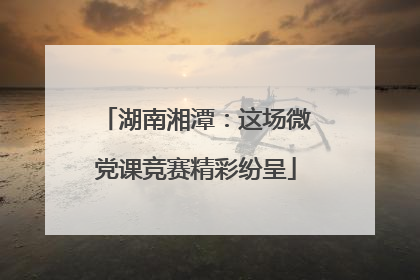 湖南湘潭：这场微党课竞赛精彩纷呈