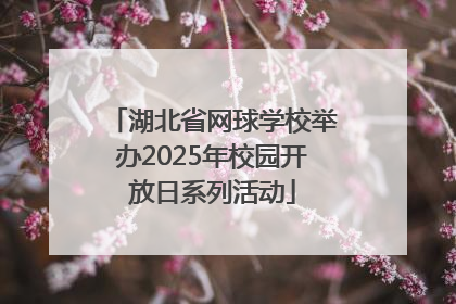 湖北省网球学校举办2025年校园开放日系列活动