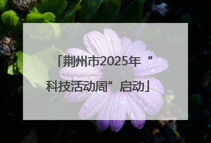 荆州市2025年“科技活动周”启动
