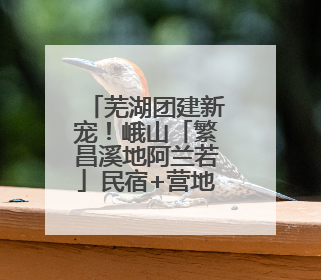 芜湖团建新宠！峨山「繁昌溪地阿兰若」民宿+营地，吃喝玩乐一站式狂欢！