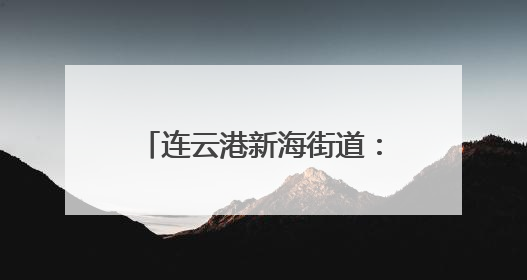 连云港新海街道：人大代表下基层 探索社会治理新模式