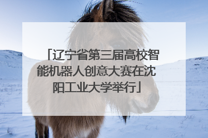 辽宁省第三届高校智能机器人创意大赛在沈阳工业大学举行