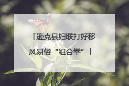 逊克县妇联打好移风易俗“组合拳”