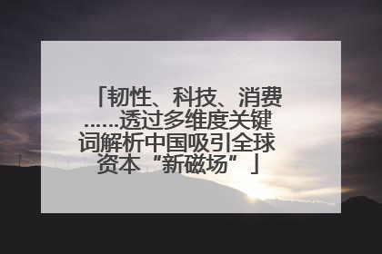 韧性、科技、消费……透过多维度关键词解析中国吸引全球资本“新磁场”