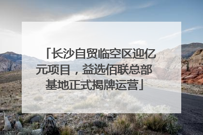 长沙自贸临空区迎亿元项目，益选佰联总部基地正式揭牌运营