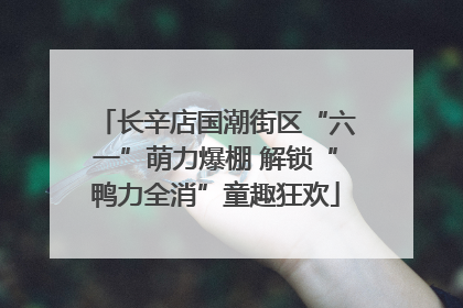 长辛店国潮街区“六一”萌力爆棚 解锁“鸭力全消”童趣狂欢