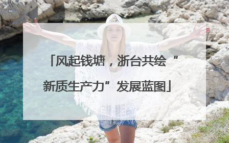 风起钱塘，浙台共绘“新质生产力”发展蓝图