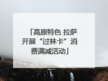 高原特色 拉萨开展“过林卡”消费满减活动