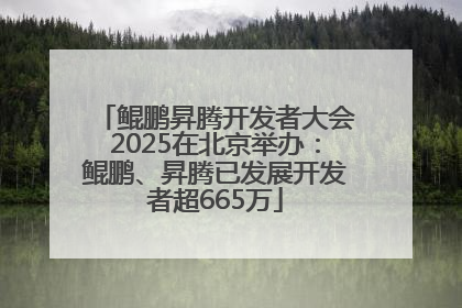 鲲鹏昇腾开发者大会2025在北京举办：鲲鹏、昇腾已发展开发者超665万