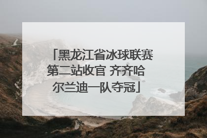 黑龙江省冰球联赛第二站收官 齐齐哈尔兰迪一队夺冠