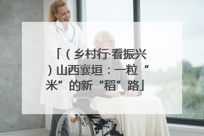 （乡村行·看振兴）山西襄垣：一粒“米”的新“稻”路